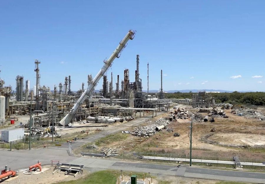 BP Refinery Demolition 